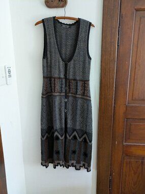 Peruvian Connection 100% Alpaca Long Vest